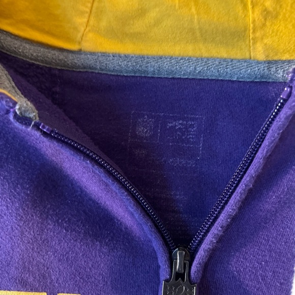 Fanatics Large Purple Minnesota Vikings Hoodie Jacket - Picture 2 of 7